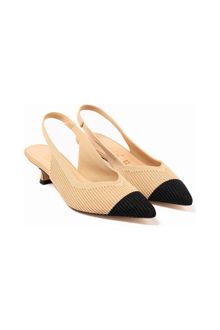 Nero Natural Topuklu / Stiletto Kadın 894m102 Nacree Magl Siyah - Ten