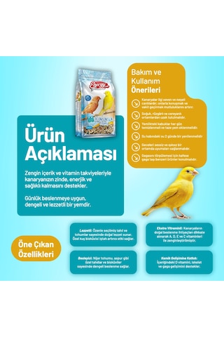 Kanarya Yemi 500 G - 3 Adet
