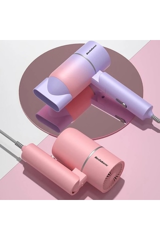 Joyhub 220v 750w Katlanır Saç Kurutma Makinesi Sıcak Hava Anyon Saç Bakımı Ev Mini Seyahat Saç Kurutma Makinesi Fön Makinesi Taşınabilir Secador De Cabelo K9c409