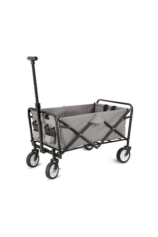 Lex Yw54259 Katlanabilir Tekerlekli Kamp Plaj Taşıma Arabası Gri 75x46x88cm