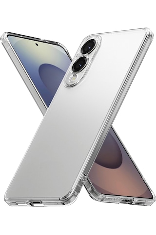 Samsung Galaxy Uyumlu S25 Edge Kılıf Kamera Korumalı Şeffaf Silikon Kapa