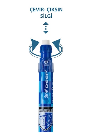 Deep Mek Kur Klm 07mm - Harry Potter Ravenclaw Damalı Mavi
