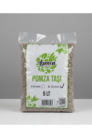 8-16 Mm Ponza Taşı 5 Litre Tarım Pomzası Volkanik Ponza Taşı 5 Lt