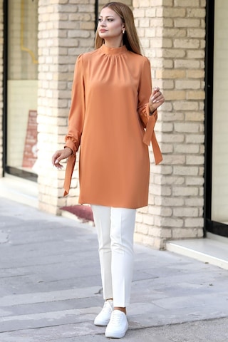 Esilanur Esila Tesettür Tunik Camel Camel
