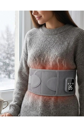 3 Kademe Isıtmalı Ve Titreşimli Bel Destek Kemeri Ergonomik Tasarım
