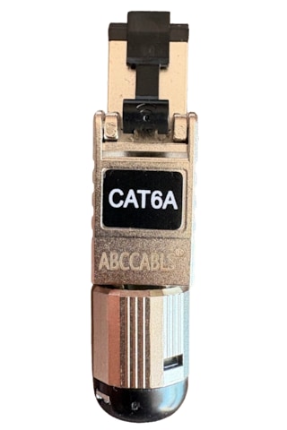 Roxy Rj45 Cat6a Profesyonel Konnektör Yüksek Hızlı Metal Kasa