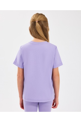 Skechers G Graphic Tee T-shirt Büyük Kız Çocuk Mor Tshirt Sk2510019-505 Mor