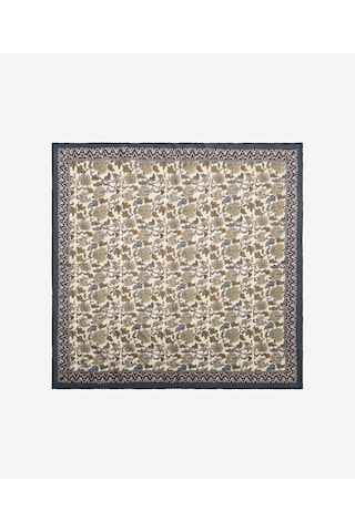 Yargıcı Desenli İpek Fular 26yksl1104x 320 Çok Renkli