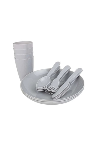 Piknik Seti 20 Parça-mercampoutdoor - Gri Gri