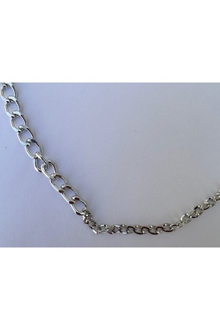 Paytak Moda Gümüş Rengi Zincir Kolye Unisex Zincir Kolye Pytkznckly243