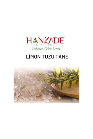 Hanzade Bitkisel Limon Tuzu Tane Parça 1 KG