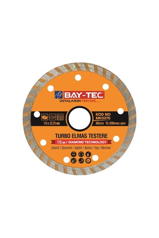 Baytec Turbo Elmas Testere 180 Mm Mk0280