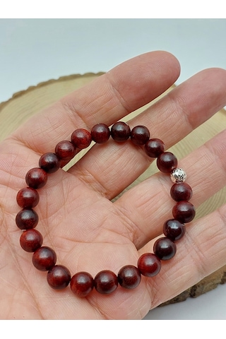Kızıl Ud Ağacı Bileklik 8mm 56538 Çok Renkli