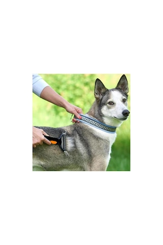 Büyük Irklar İçin Çift Taraflı Tüy Kıtık Açıcı Köpek Tarağı 17 X 9 Cm