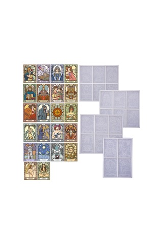 Suntek Tarot Kartları Reçine Kalıpları 22 Farklı Büyük