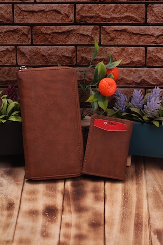 Özka Leather Taba Telefon Bölmeli Uzun Cüzdan Ve Otomatik Mekanizmalı Kartlık Cüzdan Sevgili Paketi Siyah