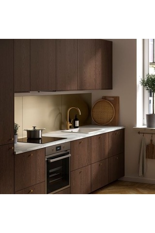 Ikea Lysekıl Çift Taraflı Duvar Paneli, Paslanmaz Çelik-pirinç, 119,6x55 Cm