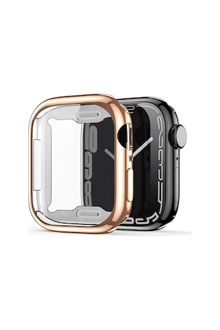 Dux Ducis Samo Series Apple Watch Uyumlu 45mm İçin Soft Tpu Full Koruma Ultra İnce Silikon Kılıf- 5775
