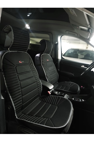 Space Oto Koltuk Minderi, Renault Araçlarla Uyumlu 2'li Set Özel Tasarım Minder Premium 001