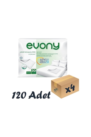 Evony Yatak Koruyucu Örtü 60 x 90 CM 4 x 30’lu 120 Adet Evony Yatak Koruyucu Örtü 60 x 90 CM 4 x 30’lu 120 Adet