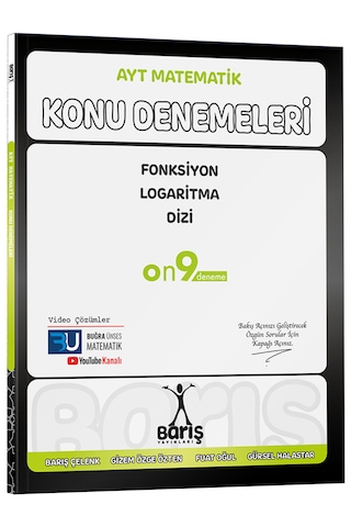 Barış Ayt Matematik Fonksiyon Logaritma Dizi Konu Denemeleri