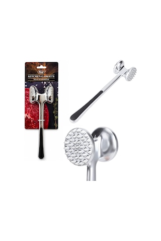 Barotti Dmr-10284 Et Dövecek Çift Başlı Komple Metal Paslanmaz Çelik Diğer