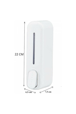 Yeni Model Sabunluk 350 Ml Duvara Monte Sıvı Sabunluk 2 Adet