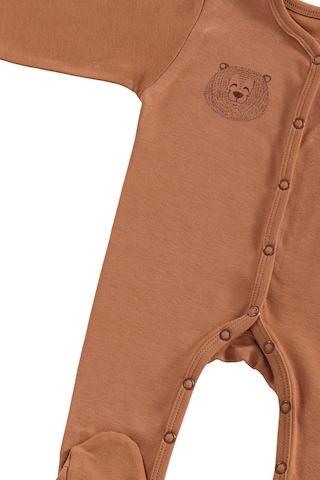 Tinylamb Honey Bear Unisex 3 Parça Hastane Çıkışı Takımı Organik Pamuk Yenidoğan Set Kiremit