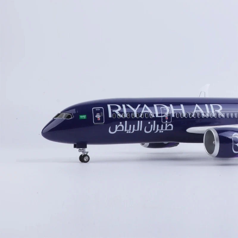 Riyadh Air B787 Yolcu Uçağı Model Uçak 1/130 Ölçek 47cm