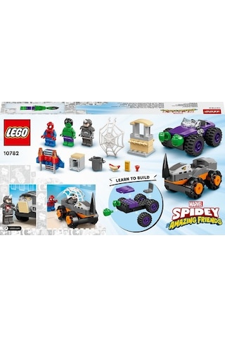 LEGO® Marvel 10782 Hulk Gergedan Kamyona Karşı 110 Parça