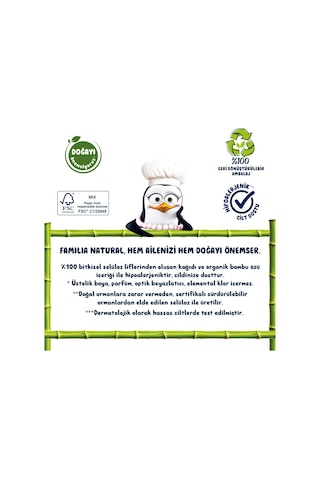 Familia Plus Tuvalet Kağıdı 3 Katlı 16 Lı Paket Natural