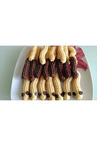 Eynel Plastik Gri Renk Tırtıl Kurabiye Kalıbı, Tırtıklı Şekilli Kek Pasta Krema Süsleme Aparatı Pastacılık S Çok Renkli