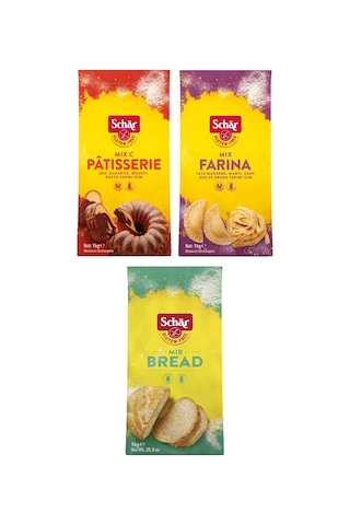 Schar Mix C Patisserie Glutensiz Un 1 KG + Schar Farina Glutensiz Un 1 KG + Schar Mix B Glutensiz Ekmek Unu 1 KG