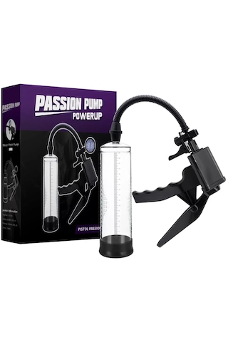 Erotica 22 CM Passion Pump Pistol Tetikli Penis Pompası