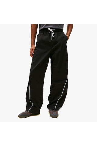 Tommy Hilfiger Theo Parachute Track Erkek Siyah Pantolon Dm0dm23111 Siyah