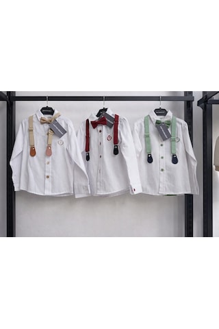 Carnaval Wear Keten Papyonlu Takım Yeşil