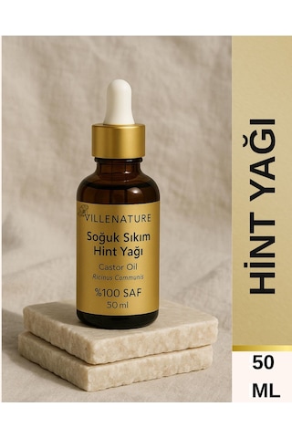 Villenature Soğuk Sıkım Hint Yağı Castor Oil Ricinus Communis 50 Ml
