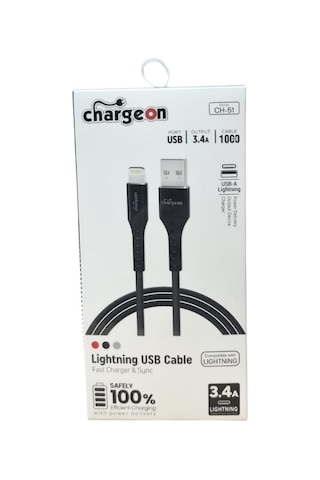 3.4 A Type-c - Lighting Hızlı Şarj Kablosu 1 Metre