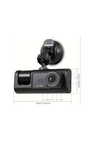 Black Box Traffic Recorder Full Hd 1080p Wi-fi Destekli 3 Kameralı Akıllı Sürüş Kayıt Cihazı Ve Araç İçi Kamera Seti