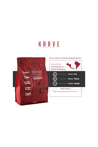 Kaave Roastery Crema Gusto Espresso Çekirdek Kahve 1 KG
