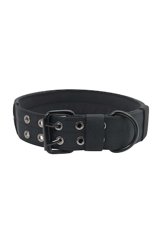 Homyl Metal Tokalı Köpek Tasması Evcil Hayvan Eğitim Yaka Siyah
