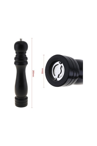 Besthome1 Ahşap Tuz Karabiber Öğütücü, Mutfak Baharat Değirmeni Diğer