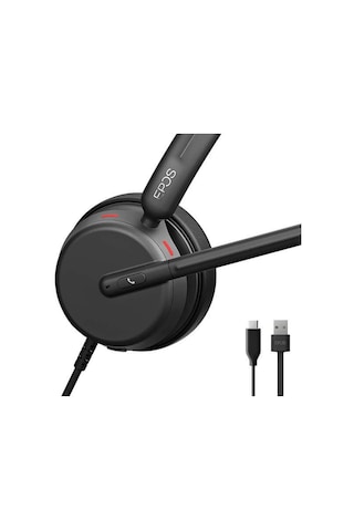 Epos Impact Kablolu 460 Çift Taraflı Usb-a/usb-c Kulaküstü Kulaklık