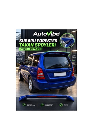 Subaru Forester Spoiler Spoyler Fiber Boyasiz