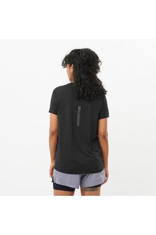 Salomon Sense Aero Kadın Koşu Tişört Black Lc2696300 Siyah