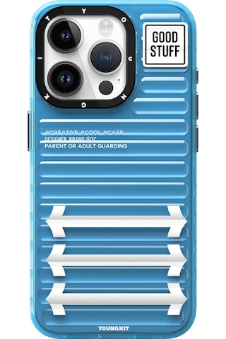 Apple Uyumlu iPhone 15 Pro Max Kılıf Youngkit Luggage Firefly Serisi Kapak Yeşil Yeşil