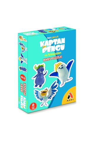 TRT Çocuk Kaptan Pengu  Baby Puzzle