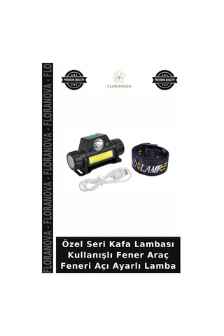 Özel Seri Kafa Lambası Kullanışlı Fener Araç Feneri Açı Ayarlı Lamba