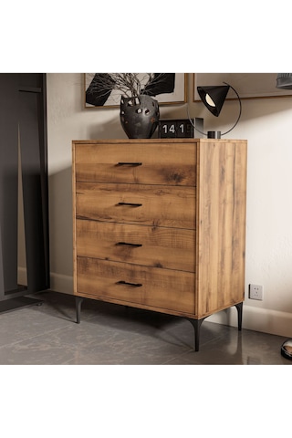 3640 Zen 4 Çekmeceli Ayaklı Şifonyer Hat