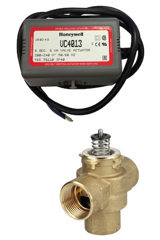 Honeywell Zon Kontrol Vana Seti 3 Yollu 1''+ Motor 220V Kablolu